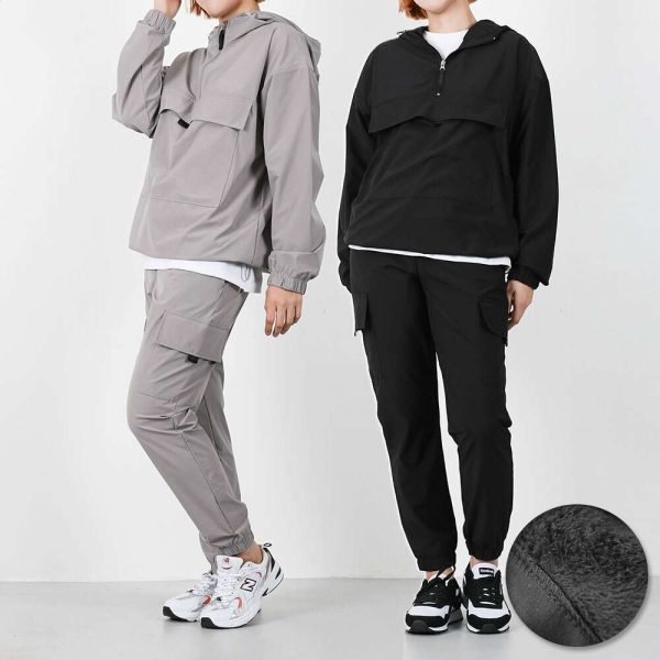 여자 윈드후드아노락 윈드조거팬츠 상하의 세트